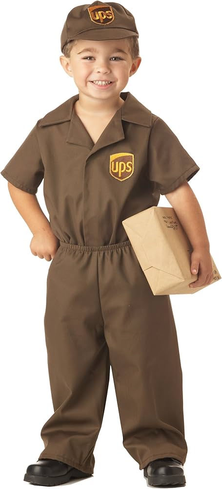 UPS Driver Toddler Costume