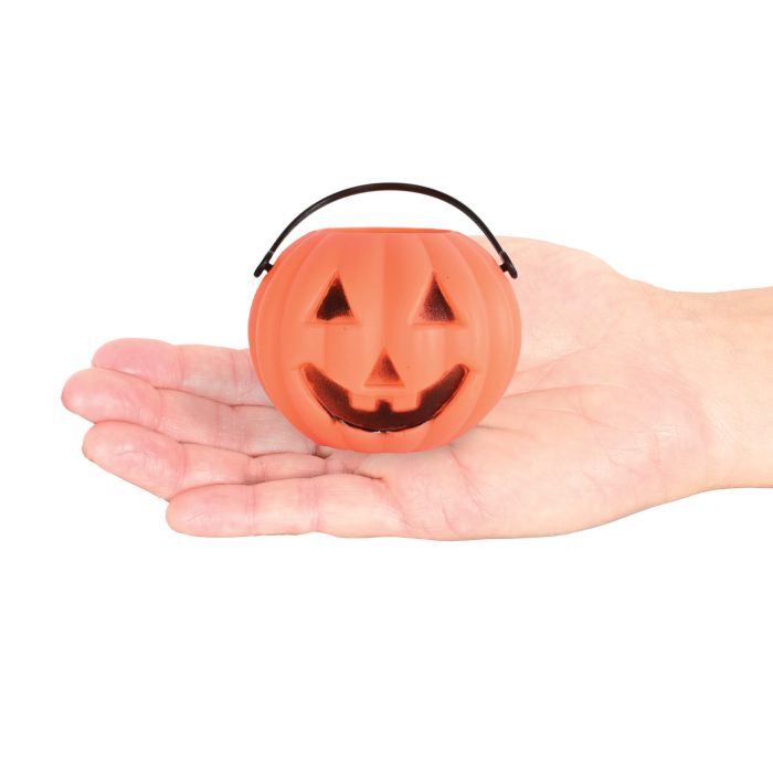 Plastic Miniature Pumpkin Buckets