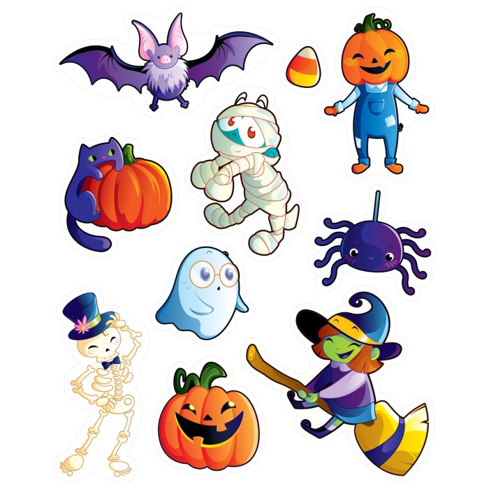 Halloween Friends Clings