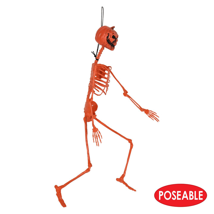 Plastic Pumpkin Skeleton