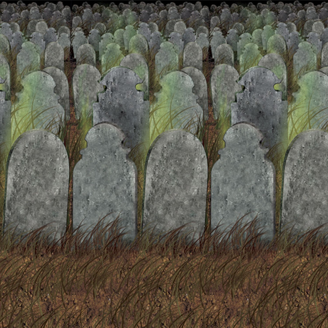 Graveyard Backdrop 4' x 30'