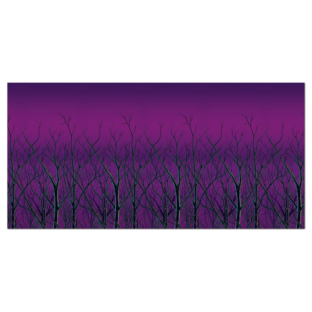 Spooky Forest Treetops Backdrop