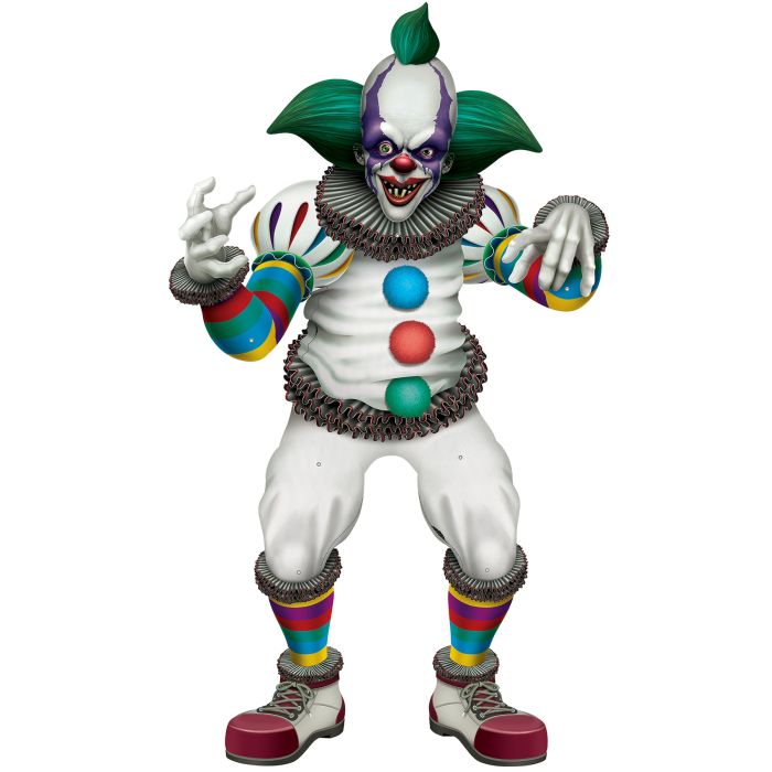 Jointed Creepy Clown Cutout
