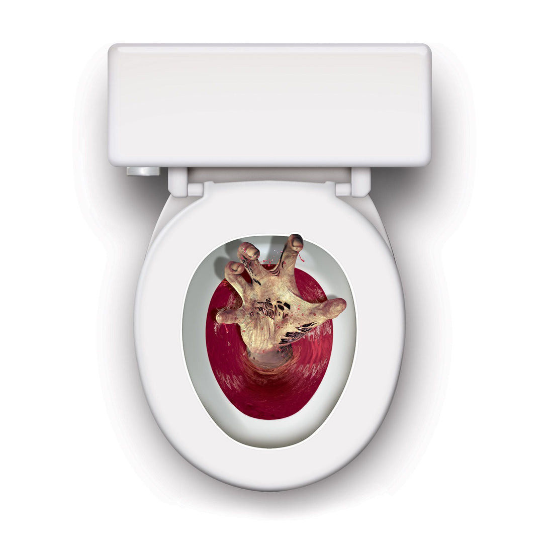 Zombie Hand Toilet Topper Peel N Place