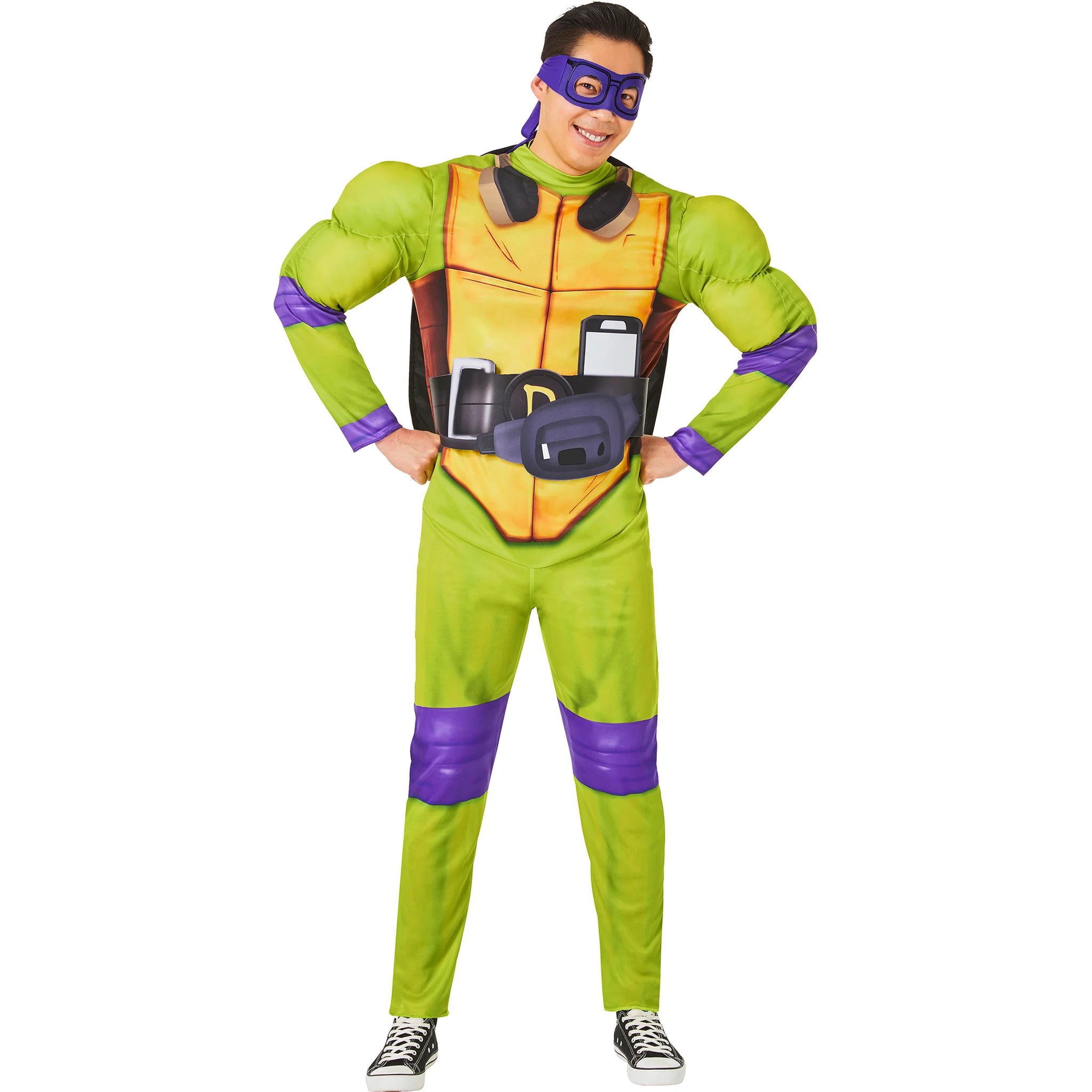 Ninja Turtles Donatello Full Head Adult Latex Costume Mask