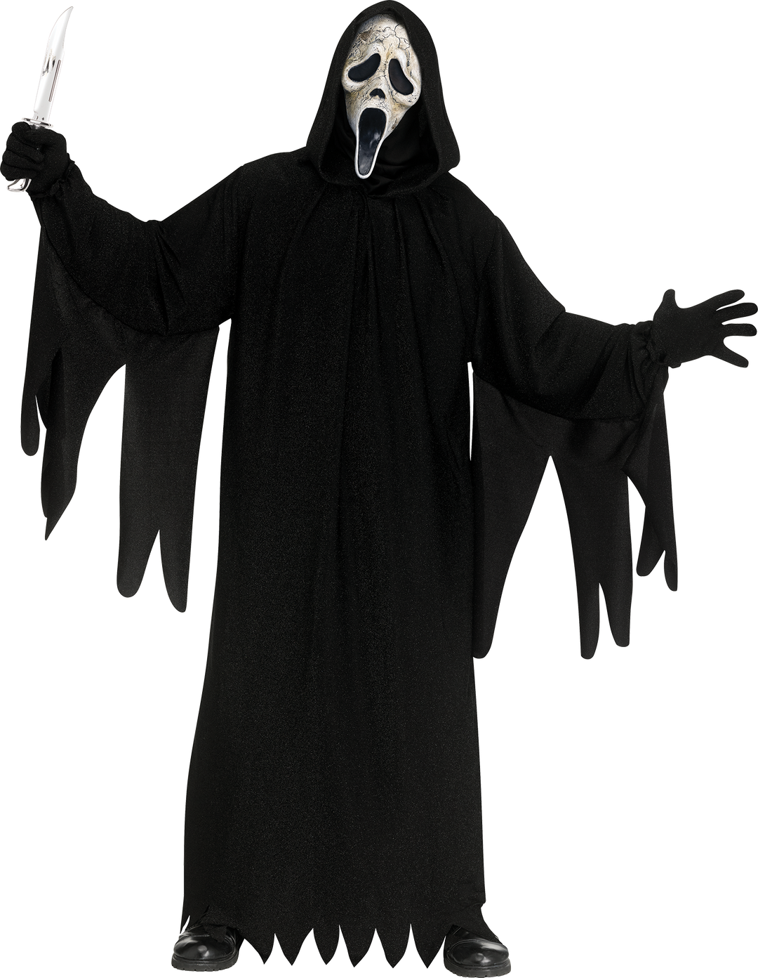 Ghost Face Aged Deluxe Adult Costume