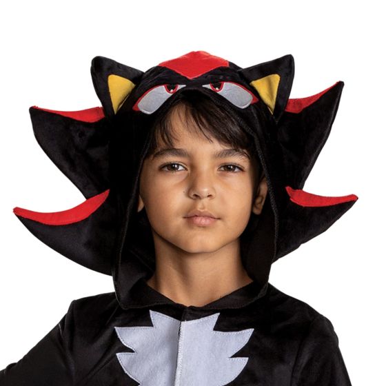 Shadow Sonic 3 Movie Hood Jumpsuit Children Costume