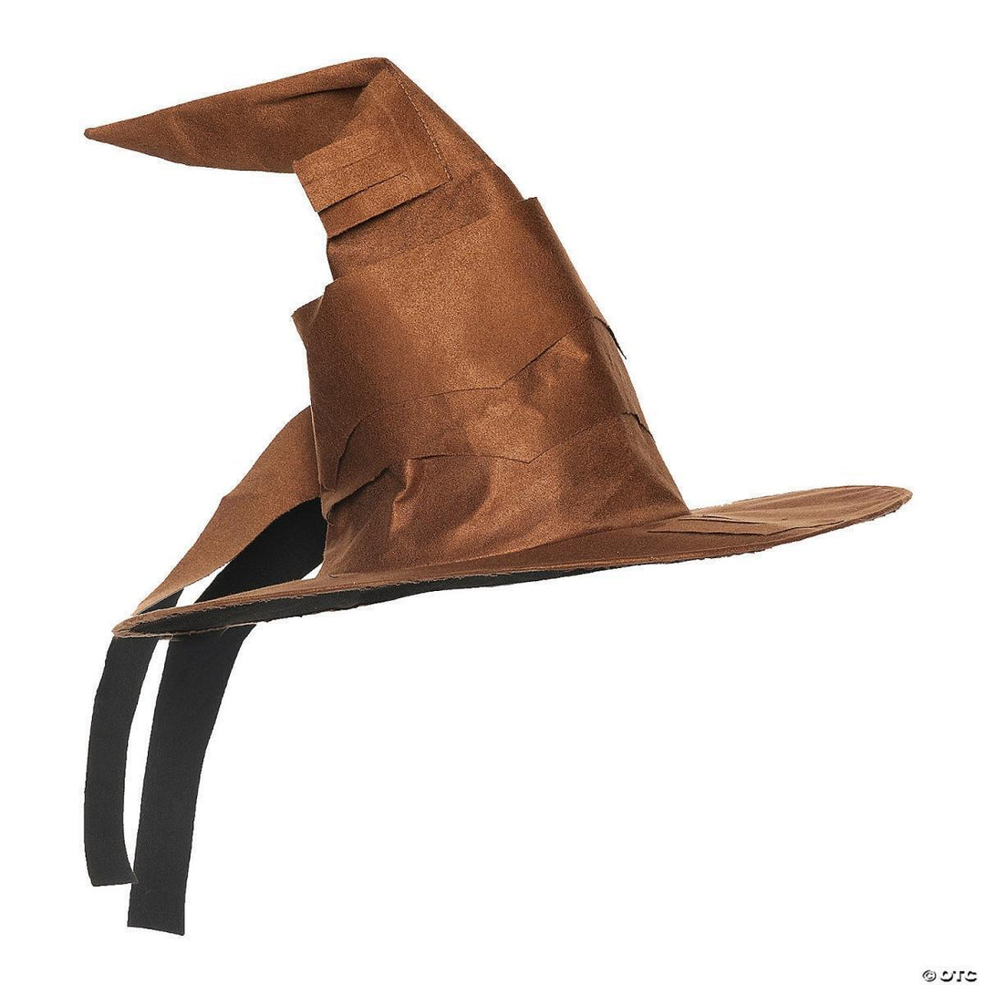 Curved Wizard Hat - Brown