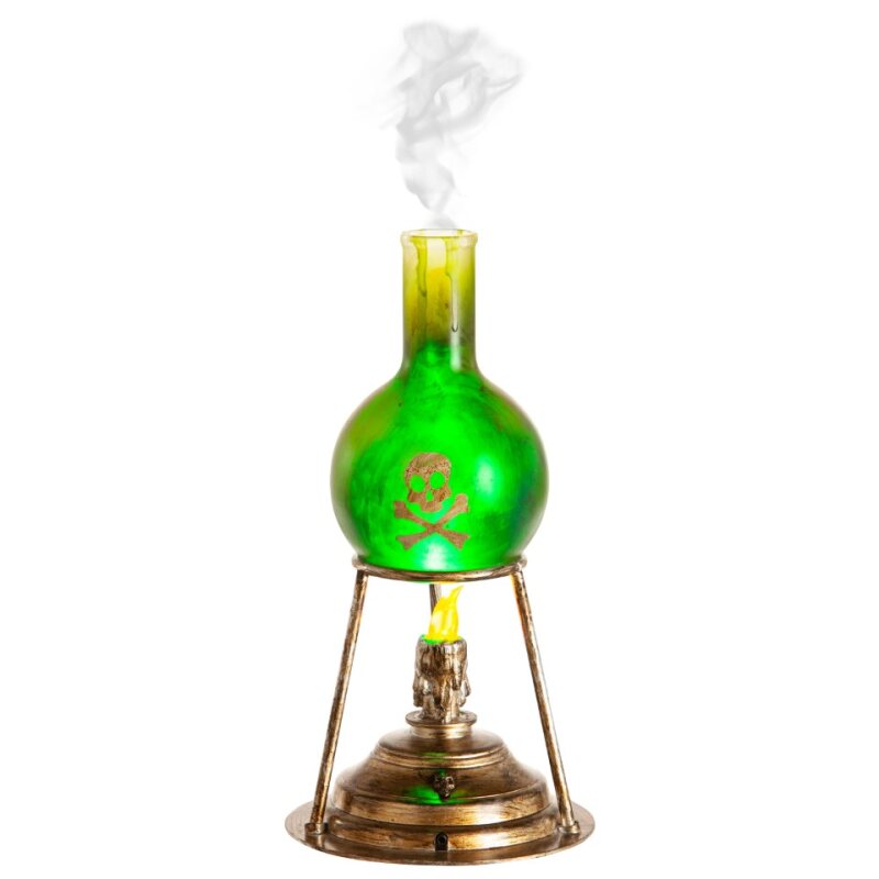Tabletop Misting Lab Beaker Green Prop