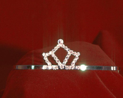 Silver Rhinestone Tiara