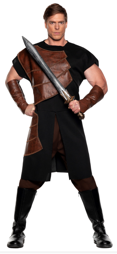 Dragon Slayer Adult Costume - Brown