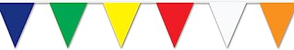 Rainbow Pennant Banner