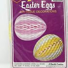 Vintage Easter Eggs Art Tissue Decoration