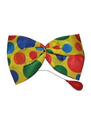 Jumbo Squirting Clown Bow Tie