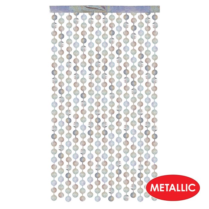 Metallic Disco Ball Curtain