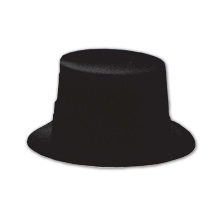 Black Velour Top Hat