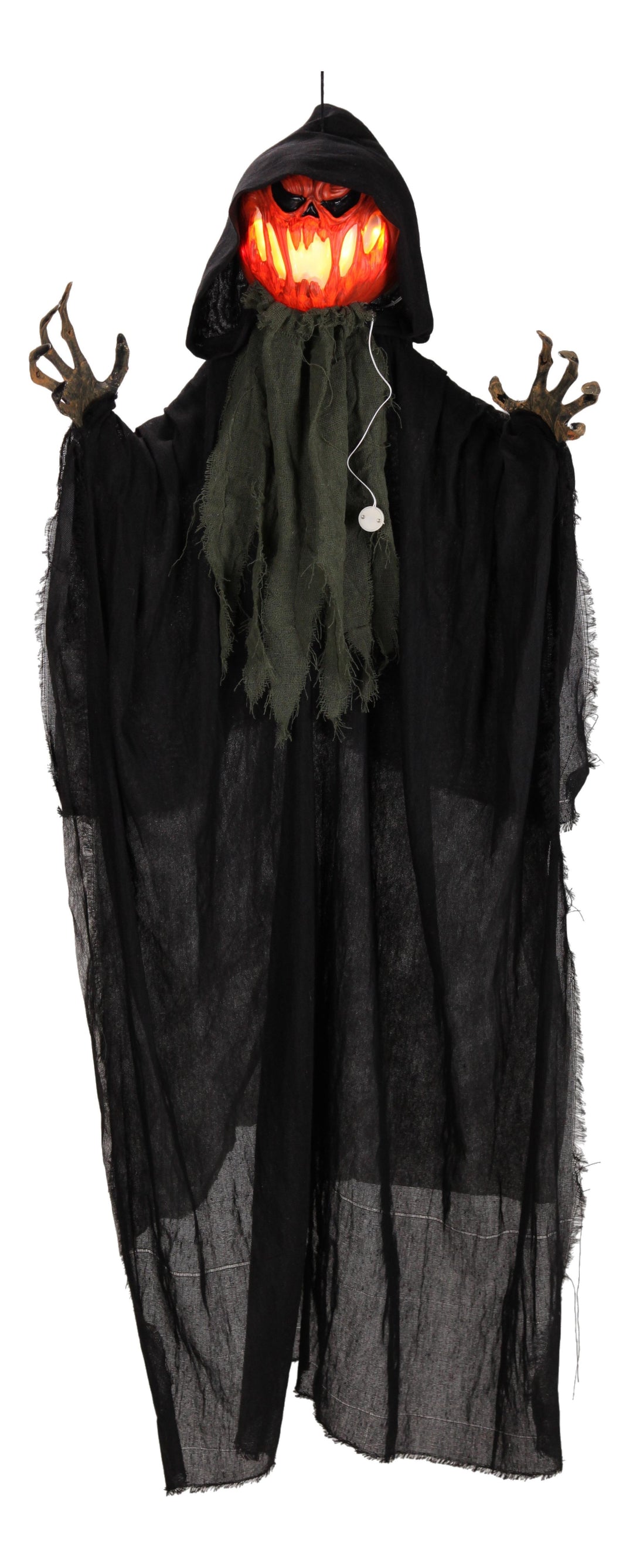 4' Hanging Sonic Pumpkin Man Prop