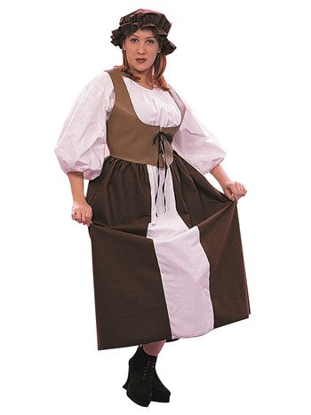 Renaissance Women's Peasant Costume - Plus Size