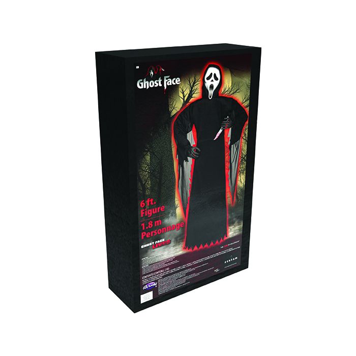 6 Ft. Ghost Face with Knife Prop