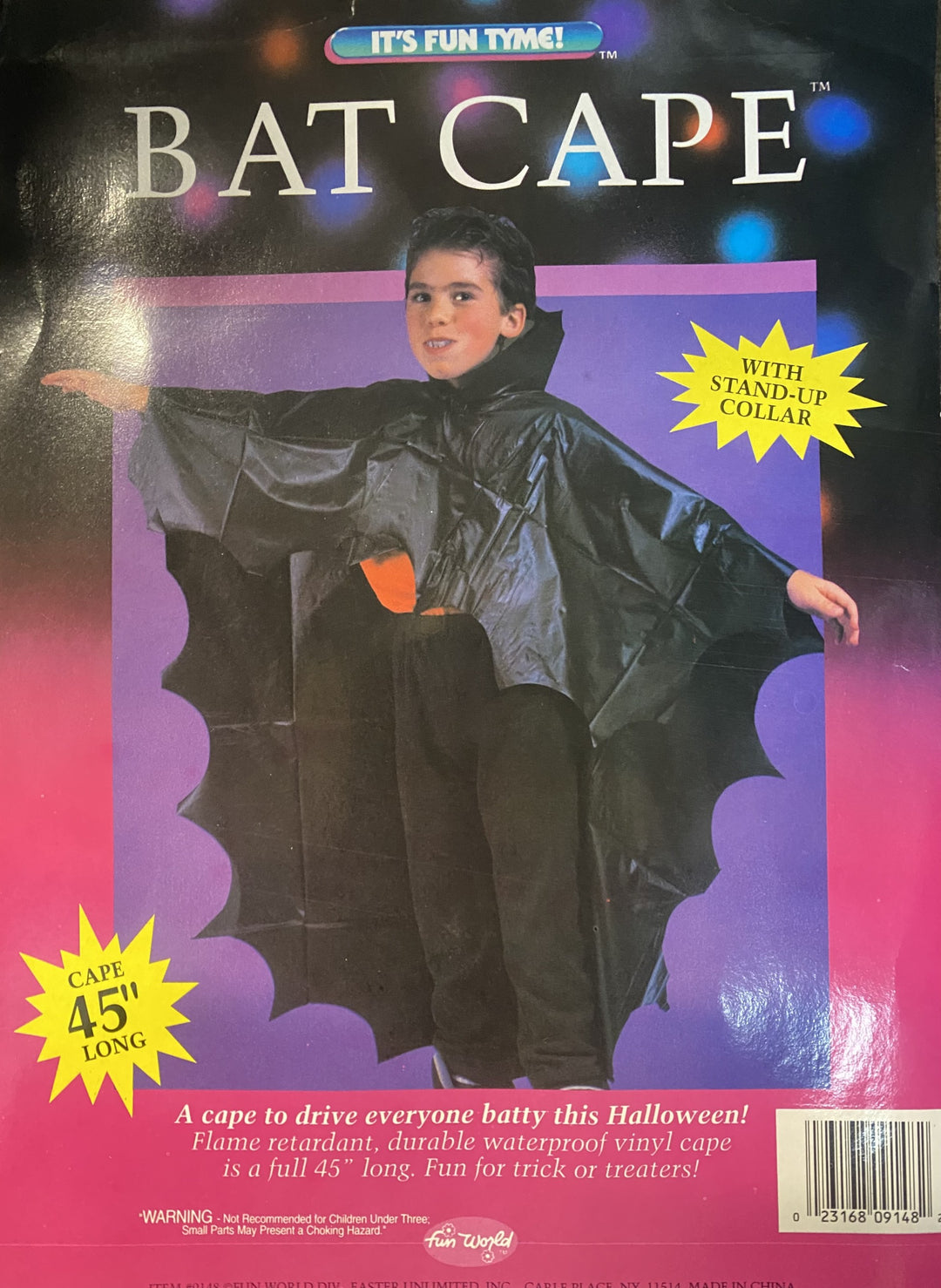 Bat Cape Vinyl Child
