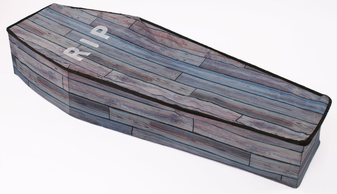 5 Ft. Collapsible Coffin Wood Look Prop