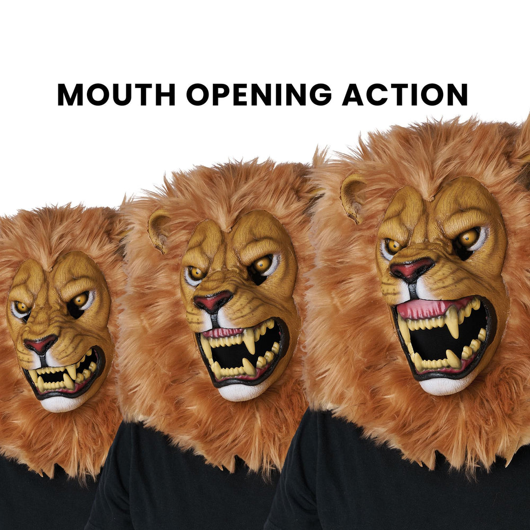 Ani-Motion Lion Mask - Adult