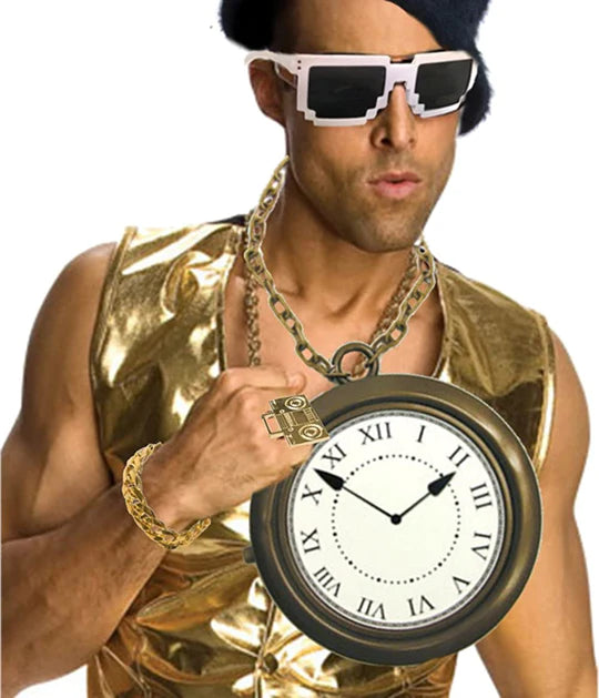 Giant Clock Necklace