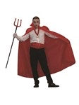 56” Red Hooded Cape