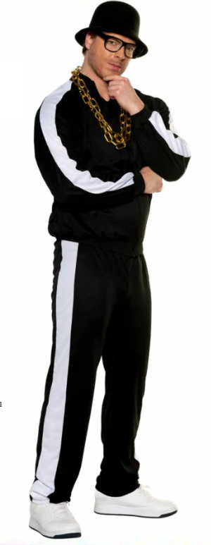 Hip Hop Jumpsuit Adult Costume