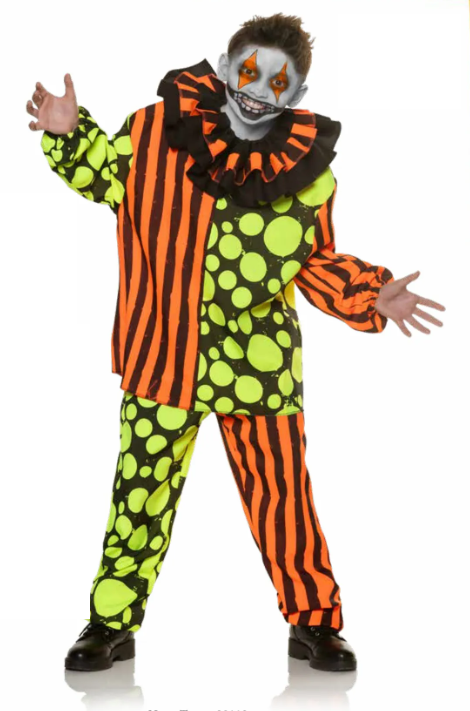 Blacklight Reactive Neon Terror Children's Costume