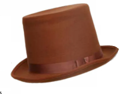 Felt Top Hat -Brown