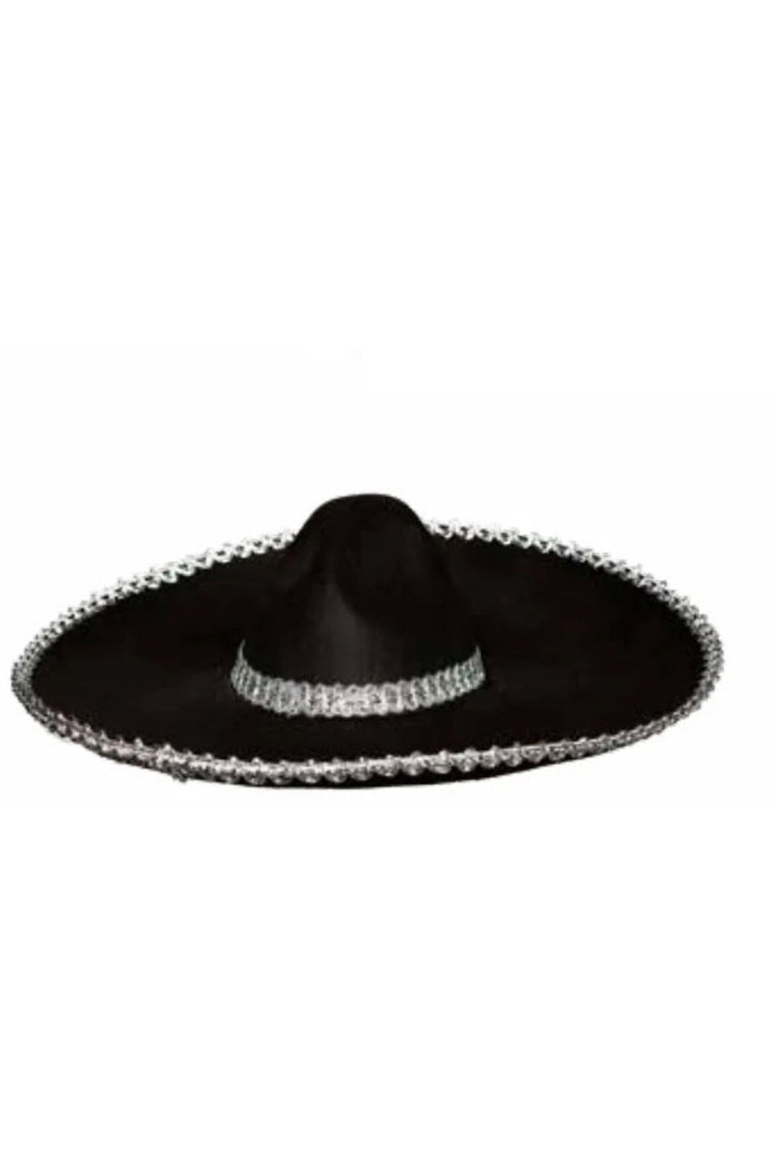 Black and Silver Sombrero