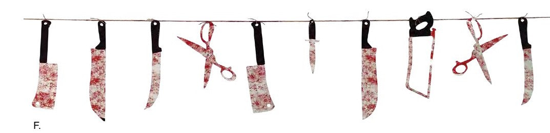 Bloody Weapon Garland