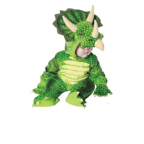 Green Printed Triceratops Costume - Infant/Toddler