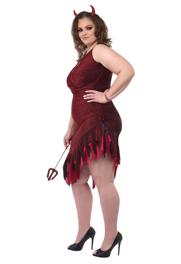 Red Hot & Sizzling Costume - Adult Plus