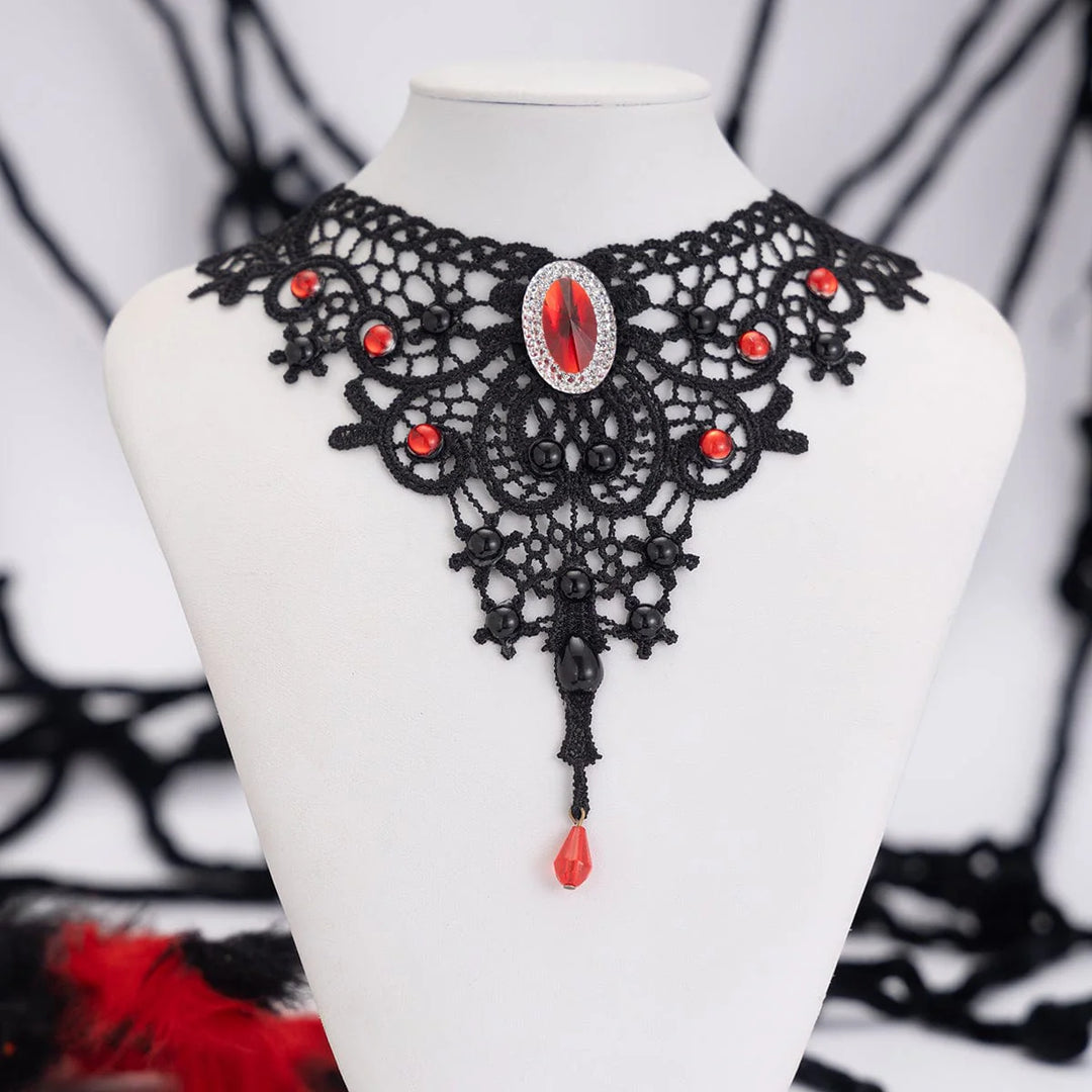 Gothic Lace Necklace