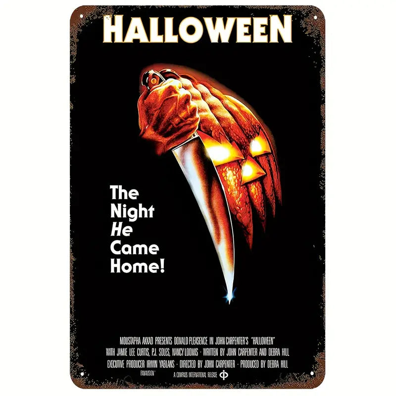 Halloween 1978 - Horror Movie - Metal (Tin) Poster Sign