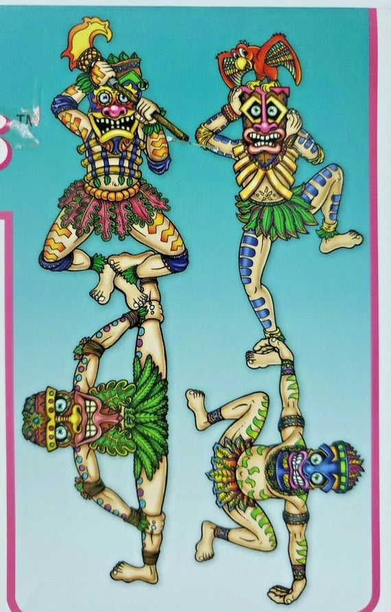 4 pc. 15" Luau Tiki Man Link Mates