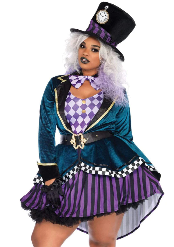 Delightful Mad Hatter Costume - Women's - Plus