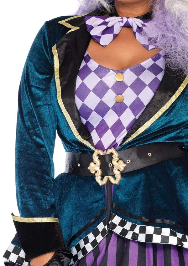 Delightful Mad Hatter Costume - Women's - Plus