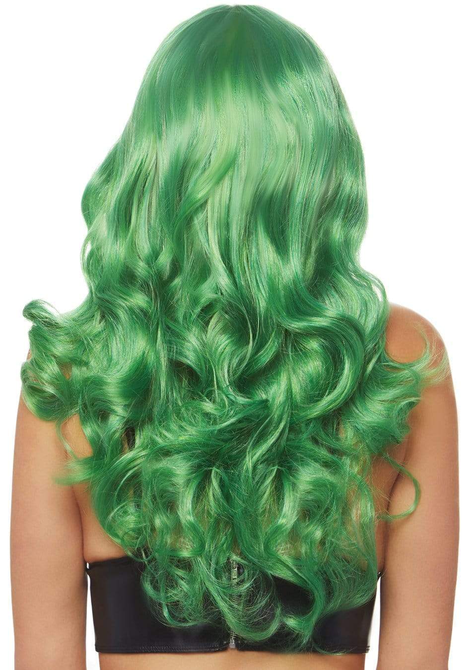 Misfit Long Wavy Bang Wig - Green