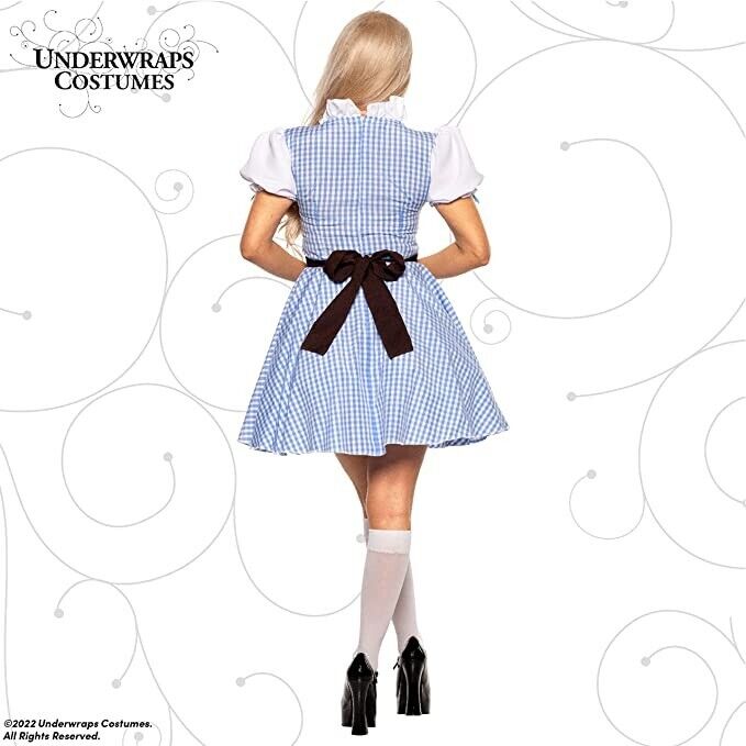 Oktoberfest Beer Maiden Adult Costume - Blue