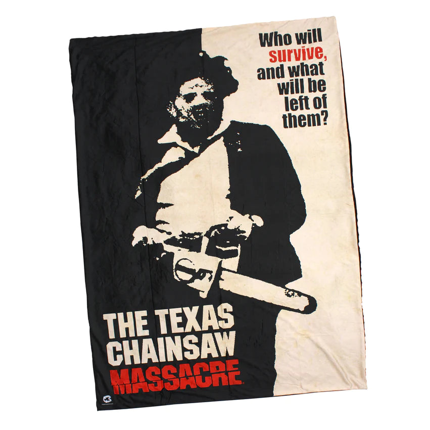 Texas Chainsaw Massacre™ Who Will Survive Throw Blanket