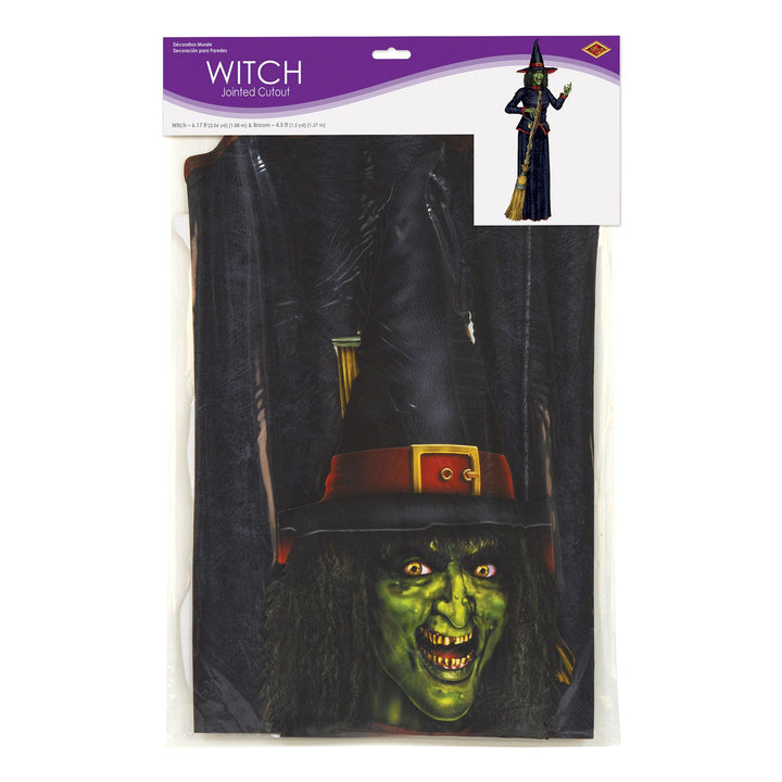Jointed Witch Cutout 74"
