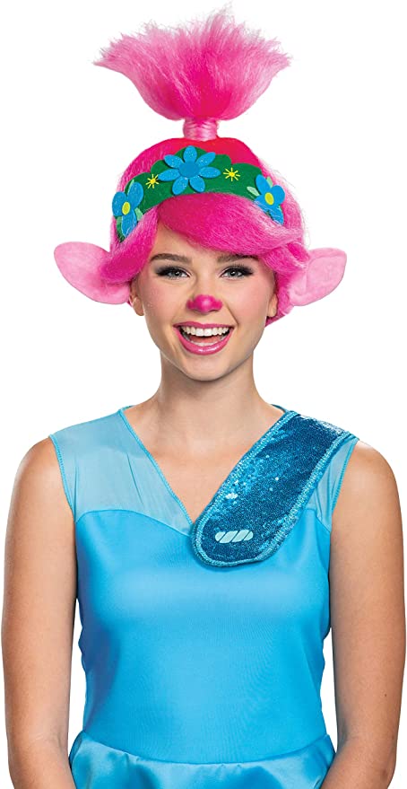 Poppy Adult Wig (Trolls World Tour)