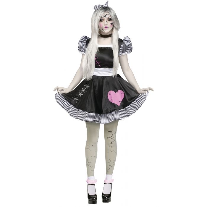 Adult Broken Doll Costume