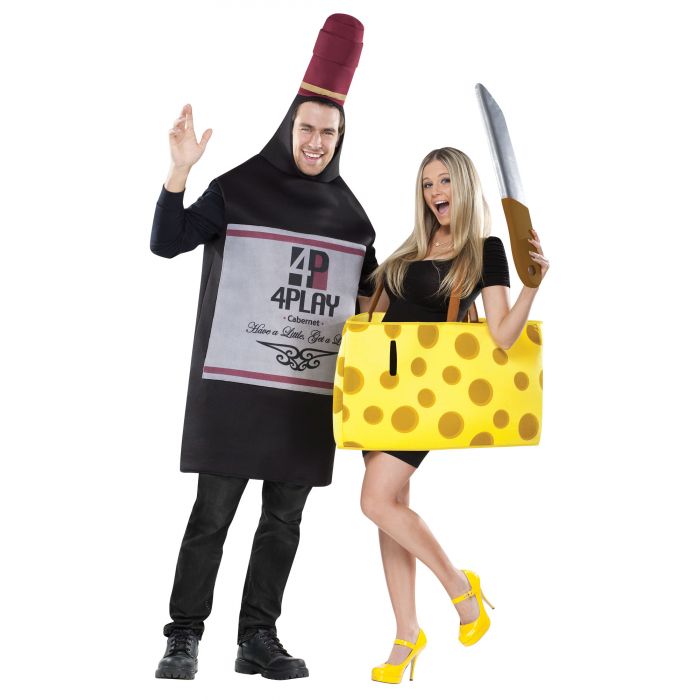 Perfectly Paired - Wine & Cheese Couple Costume