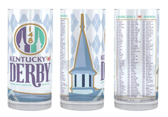 Kentucky Derby 148 - Mint Julep Glass