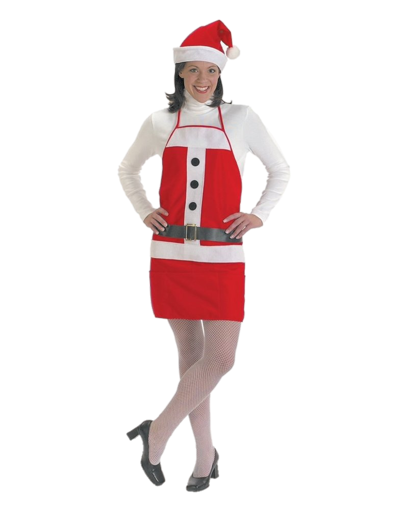 Christmas Apron and Hat Set