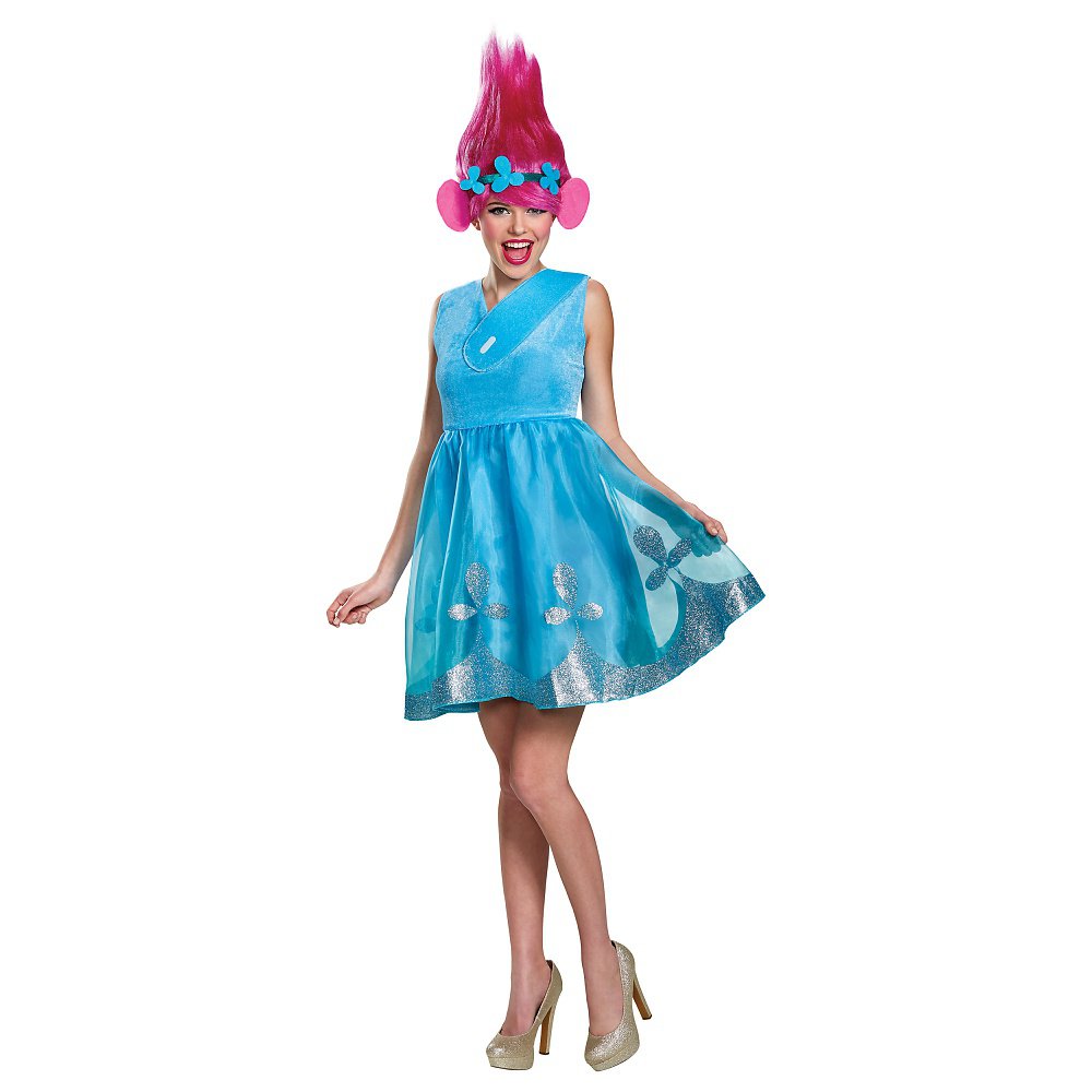 princess poppy trolls dress up Trolls Poppy Costume- Adult